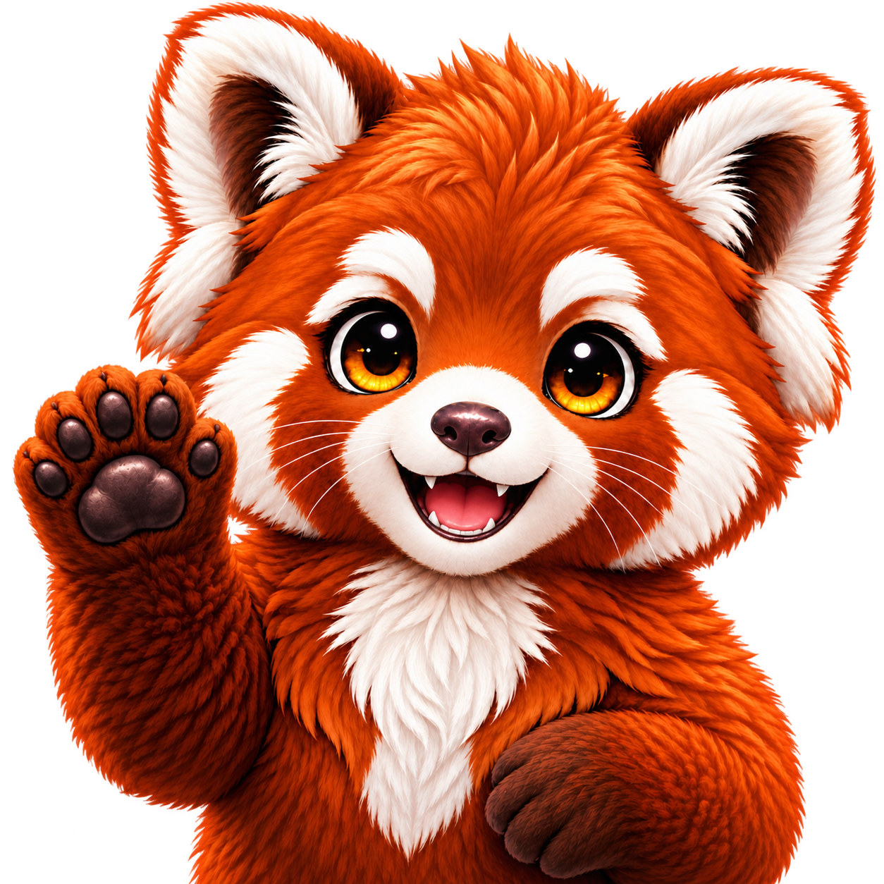 Barbo, the red panda language-learning companion